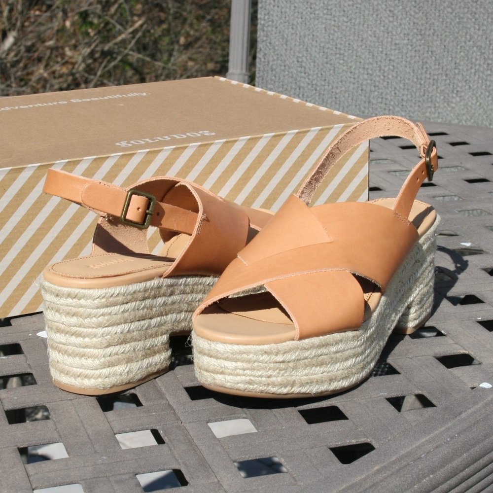 SOLUDOS AMALFI PLATFORM 8.5 Womens Sandal - Picture 8 of 9